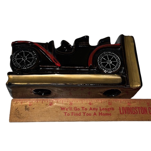 Vintage Ceramic Antique CAR Auto Bookends~Japan - Picture 8 of 9